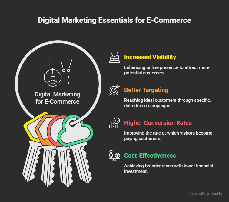 Digital Marketing keys for E-Commerce success