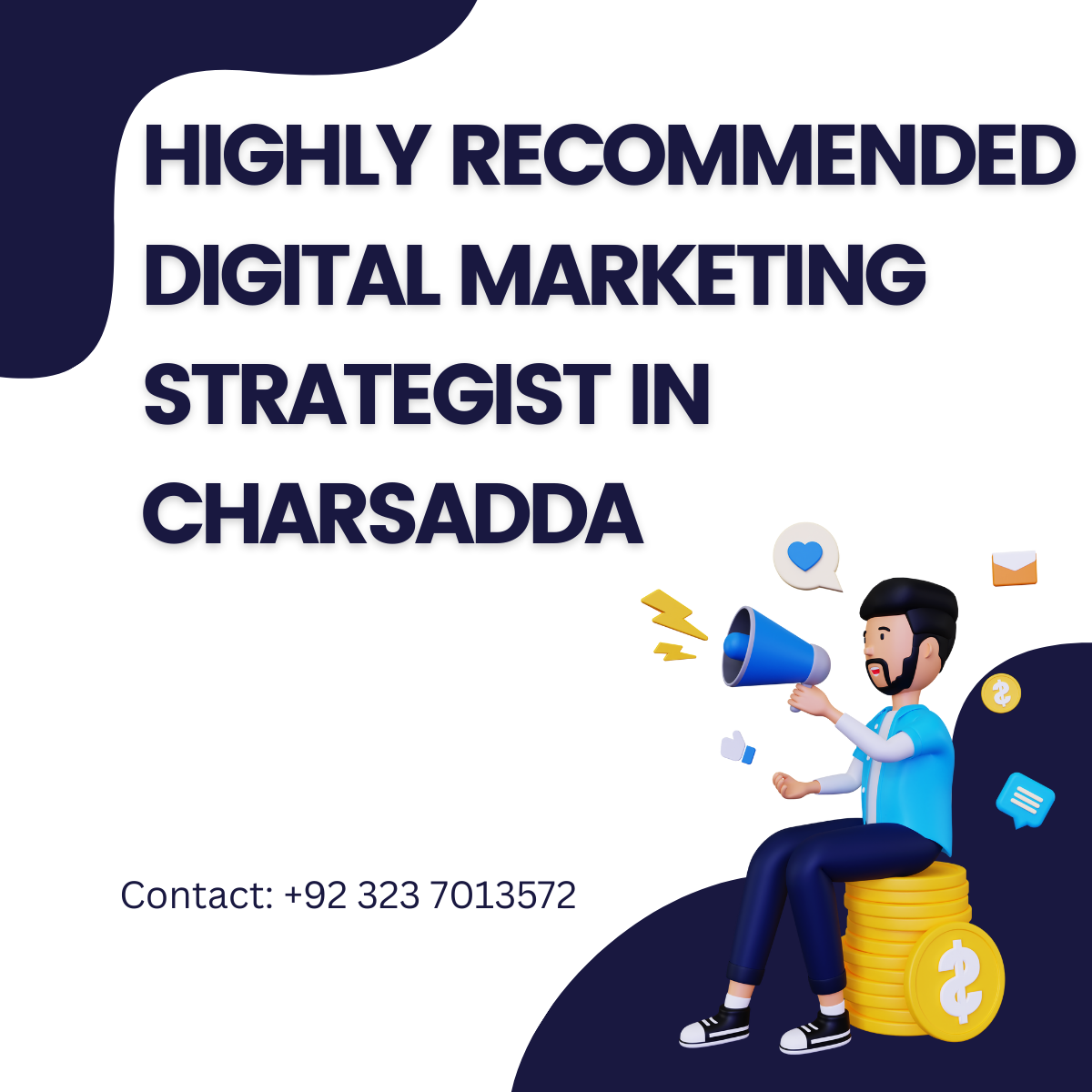 Highly Recommended Digital Marketing Strategist in Charsadda