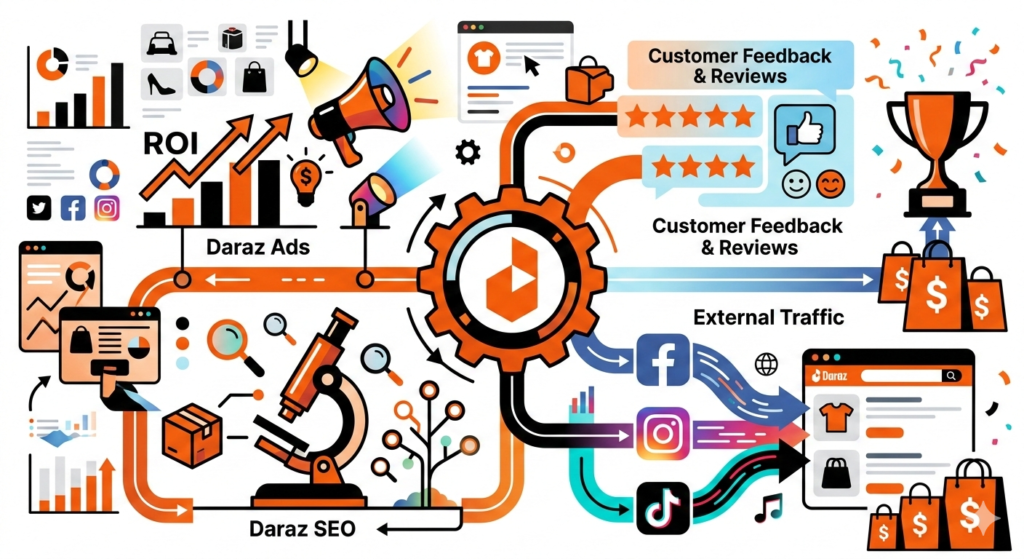 How Do I Increase Daraz Sales Using Ads and SEO?