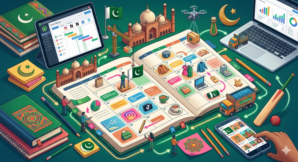 How to Build a Winning Content Calendar for Social Media in Pakistan