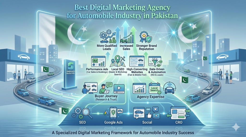 Best Digital Marketing Agency for Automobile Industry in Pakistan