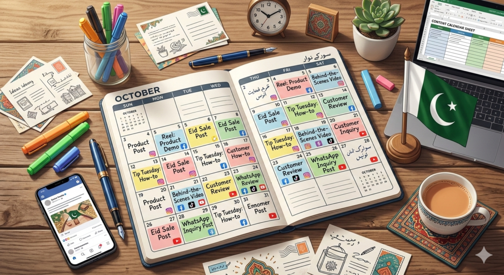 How Do I Create a Content Calendar for a Pakistani Business?