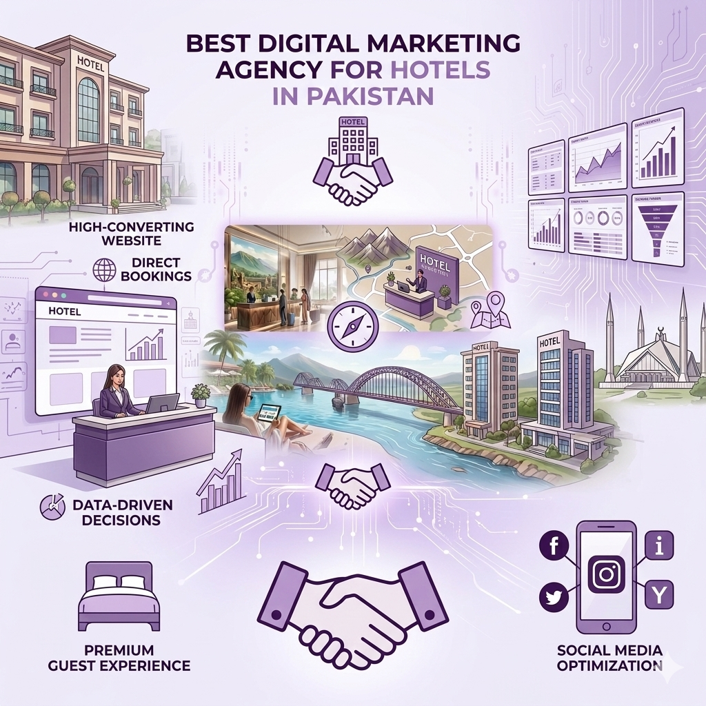 Best Digital Marketing Agency for Hotels in Pakistan