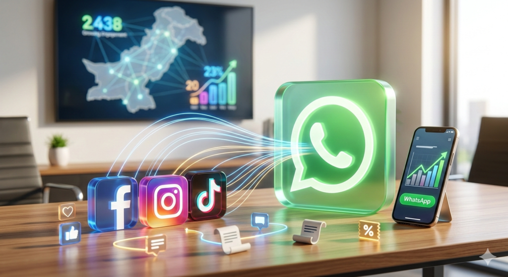 How Do I Increase WhatsApp Inquiries from Social Media in Pakistan?