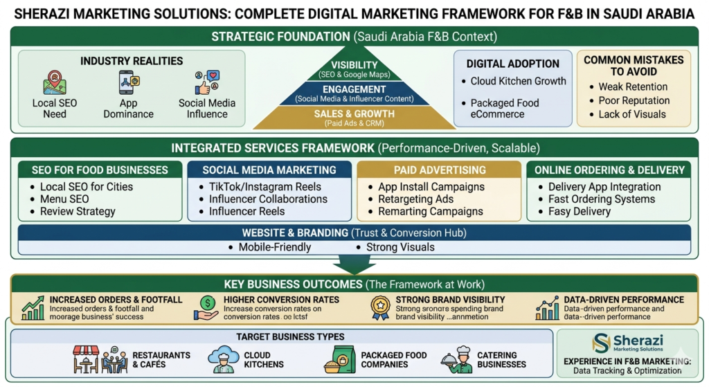 Best Digital Marketing Agency for Food & Beverage in Saudi Arabia