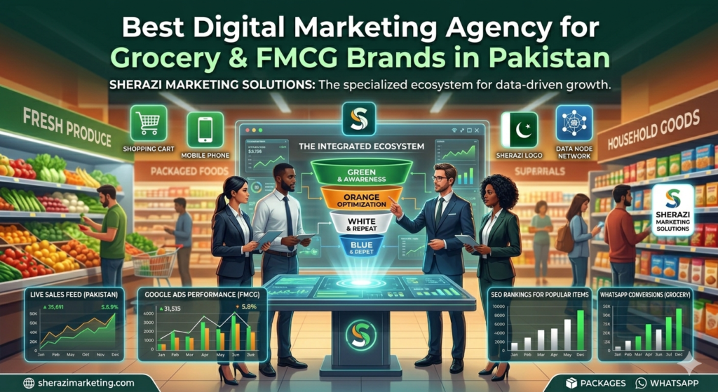 Best Digital Marketing Agency for Grocery & FMCG Brands in Pakistan