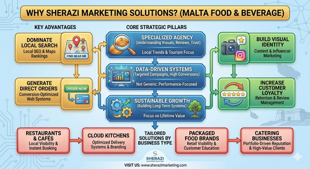 Best Digital Marketing Agency for Food & Beverage in Malta