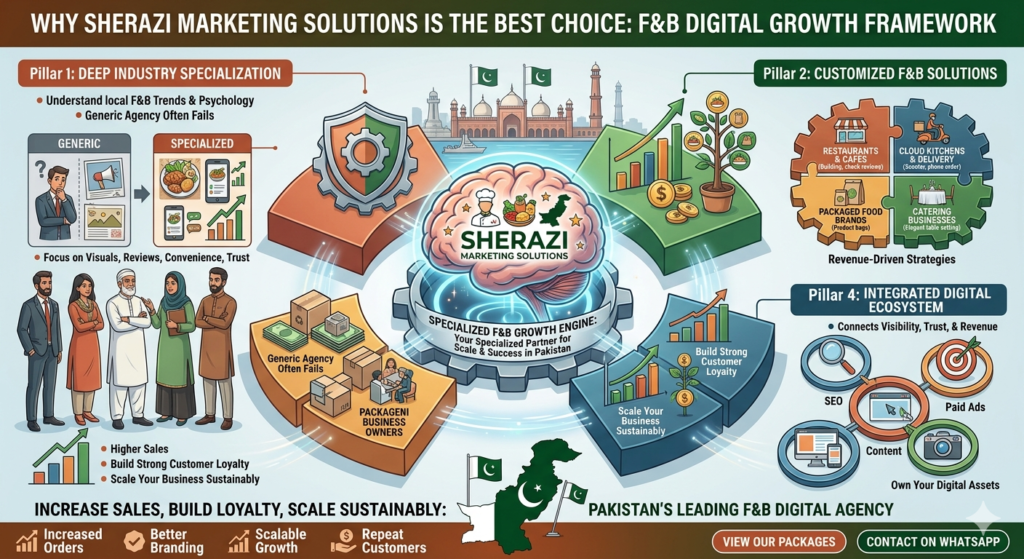 Best Digital Marketing Agency for Food & Beverage in Pakistan