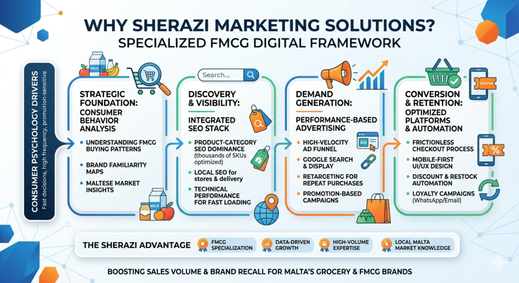 Best Digital Marketing Agency for Grocery & FMCG Brands in Malta