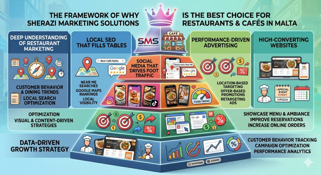 Best Digital Marketing Agency for Restaurants & Cafés in Malta