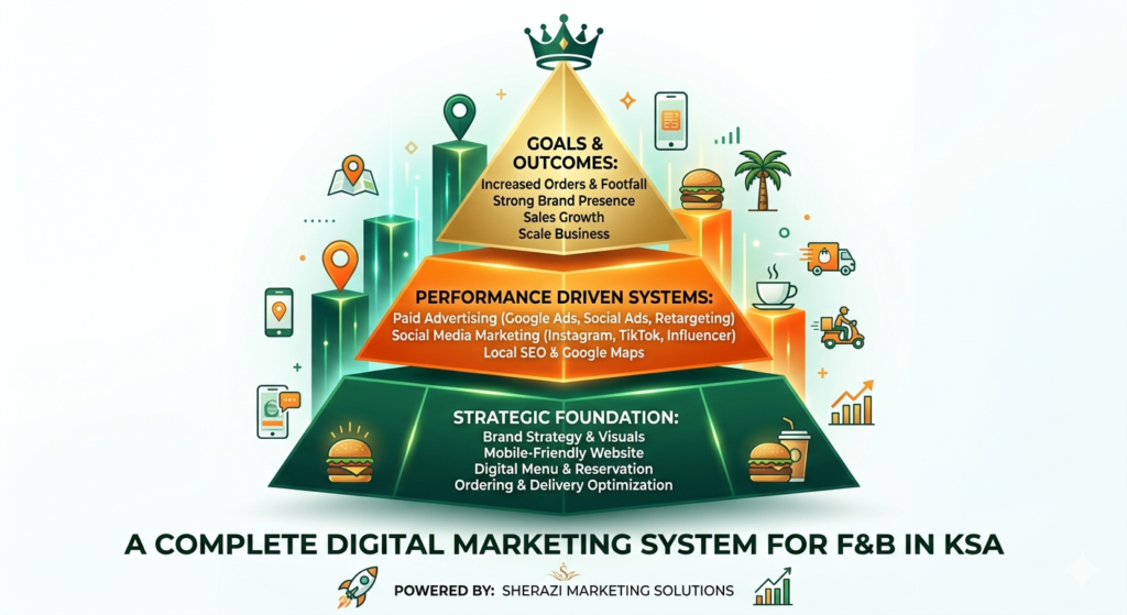 Best Digital Marketing Agency for Restaurants & Food & Beverage in Saudi Arabia