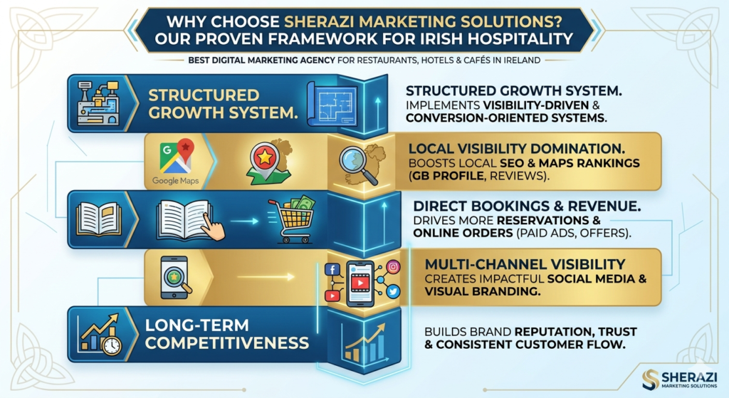 Best Digital Marketing Agency for Restaurants & Hospitality in Ireland