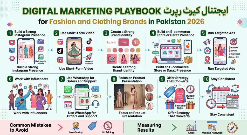 Digital Marketing Playbook for Fashion and Clothing Brands in Pakistan 2026