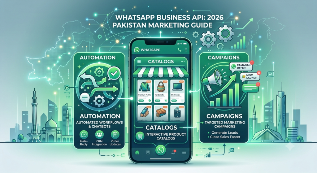 WhatsApp Business API Marketing Guide 2026: Automation, Catalogs and Campaigns in Pakistan