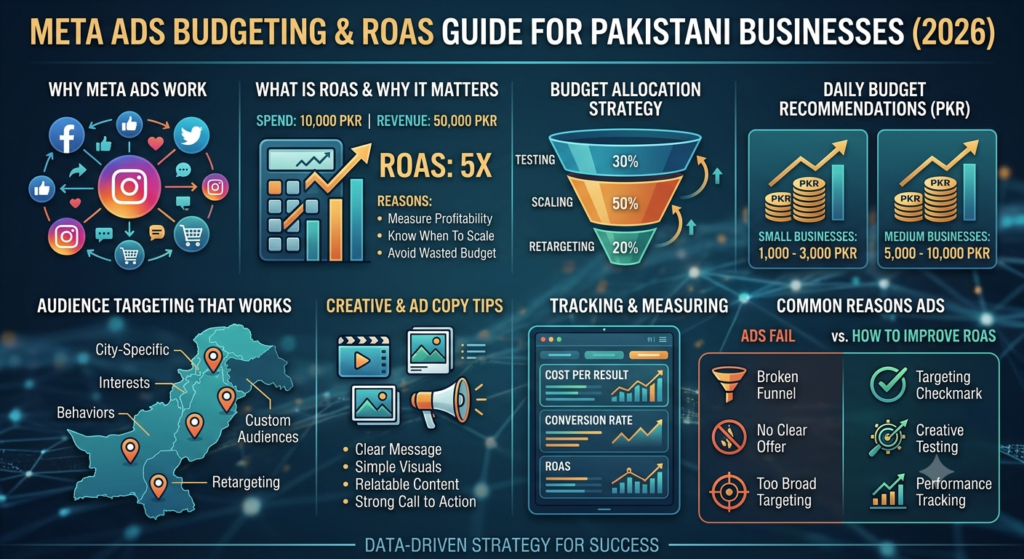 Meta Ads Budgeting and ROAS Guide for Pakistani Businesses 2026