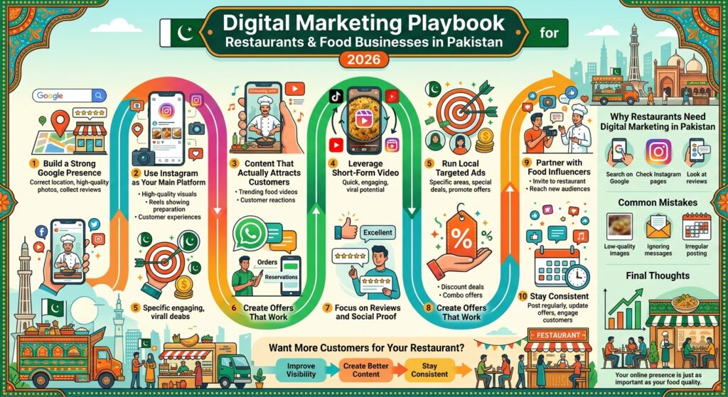 Digital Marketing Playbook for Restaurants and Food Businesses in Pakistan 2026